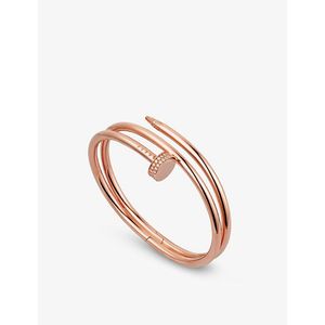 Cartier Pink Juste Un Clou 18Ct And 0.51Ct Brilliant-Cut Diamond Bracelet