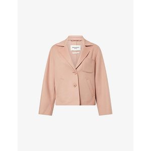 Weekend by Maxmara Pink Pelota Single-Breasted Wool Jacket