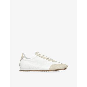 Totême  White Flex Suede Trainers