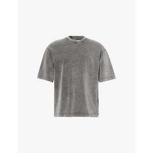 Acne Grey Exford 1996 Short-Sleeve Cotton T-Shirt for men