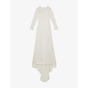 Reiss White X Atelier Clemence Duchess-Satin Bridal Gown