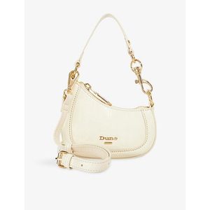 Dune White Selection Leather Micro Bag