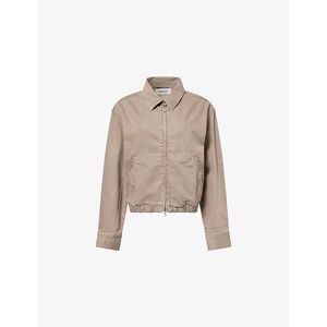 Agolde Natural Nile Collared Denim Jacket