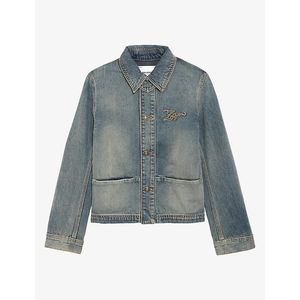 Zadig & Voltaire Blue Lessa Washed Denim Jacket