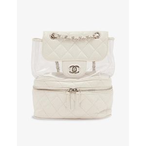 This Old Thing London White Pre-Loved Chanel Backpack