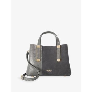 Dune Grey Dinkydorry Mini Faux-Leather Tote