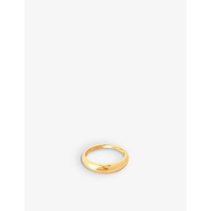 Astrid & Miyu Metallic Essential Dome 18Ct-Plated Sterling- Ring