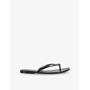 Sam Edelman Black Dean Jelly Flip Flops