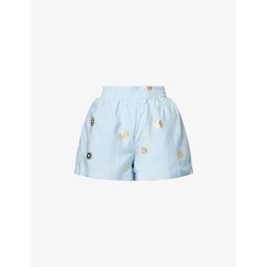 Never Fully Dressed Blue Sun Elissa Relaxed-Fit Woven Shorts