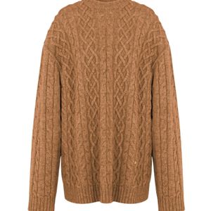 Moschino Brown Wool Pullover