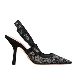 Dior Black J'A Slingback Pump