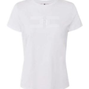 Elisabetta Franchi White Jersey T-Shirt