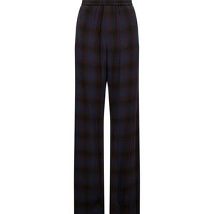 Dries Van Noten Black Checked Straight-Leg Trousers for men