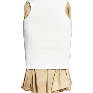 Maison Margiela White Layered High-Waisted Skirt
