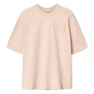 AllSaints Pink Insignia Short Sleeve Cotton T-Shirt for men