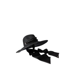 Eugenia Kim White Cassidy Grosgrain-Trimmed Hemp Sunhat