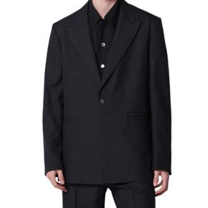 NAMACHEKO Blue Notched Blazer for men