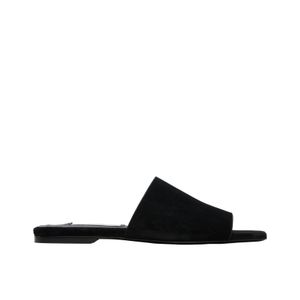 Totême  Black ベロア レザーサンダル