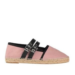 Ganni Pink Woven Sole Canvas Shoes