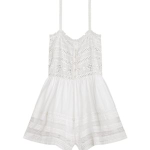 Isabel Marant White Dylan Playsuit