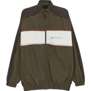 Martine Rose Green Logo-Print Jacket for men