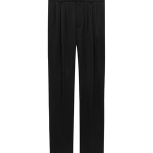 Saint Laurent Black Low-Rise Baggy Pants for men