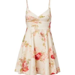 Zimmermann Lucky Picnic Floral Linen Minidress