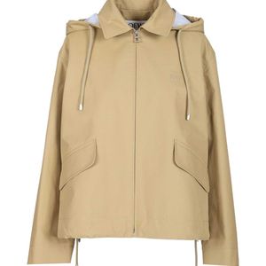 Loewe Natural Drawstring Hooded Parka