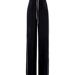 Dorothee Schumacher Blue Casual Attraction Side-Stripe Track Pants