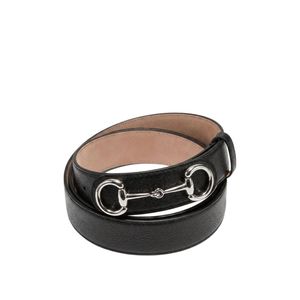 Gucci Black Horsebit 1955 Belt for men