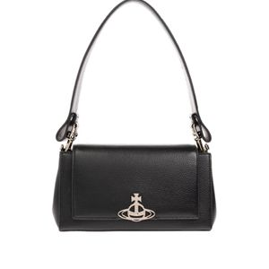 Vivienne Westwood Black Medium Hazel Top Handle Bag