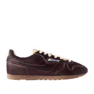 Autry Brown Calf Hair Sneakers