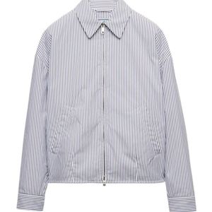 Prada Gray Striped Jacket