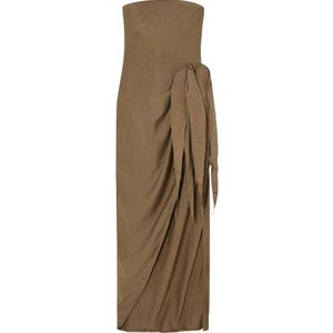 Cult Gaia Natural Strapless Dress