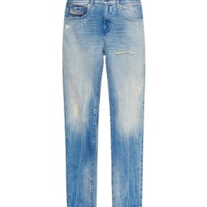 DIESEL Blue 2019 D-Strukt Distressed-Effect Jeans for men