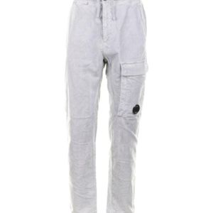 C P Company Grey Corduroy Cargo Pants for men