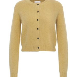 Roberto Collina Yellow Buttoned Knitted Cardigan