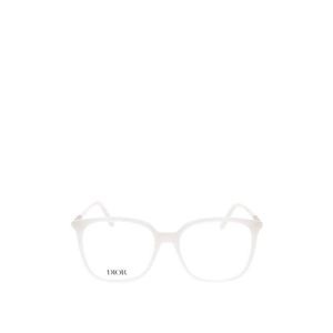 Dior White Eyewear Square Frame Glasses