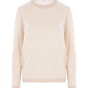 Co. White Crew Neck Long Sleeve Sweater