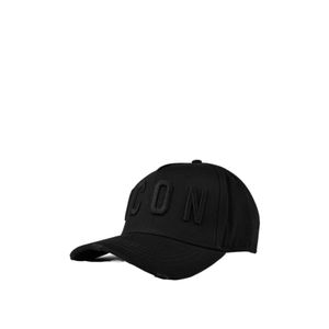 DSquared² Black Baseball Icon Cap for men