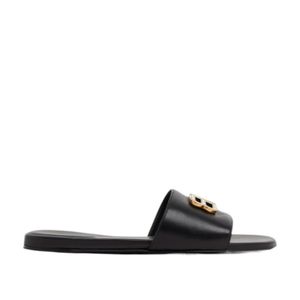 Balenciaga Black Groupie Open-Toe Sandals