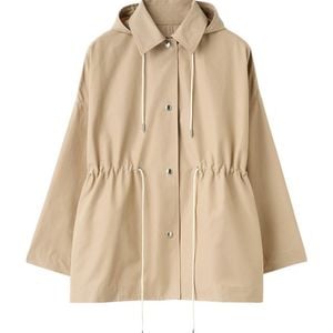Totême  Natural Hooded Drawstring Parka