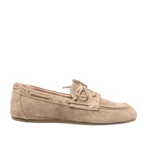 Stuart Weitzman Natural Lace-Up Loafers