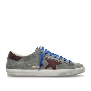 Golden Goose Deluxe Brand Blue Super Star Lace-Up Sneakers for men