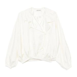 Rohe White Drop-Shoulder Casual Jacket