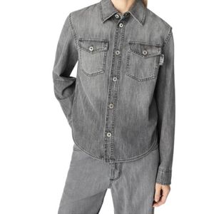 Bottega Veneta Grey Denim Shirt