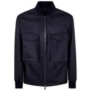 Desa Nineteenseventytwo Blue Pocket Pilot Jacket for men