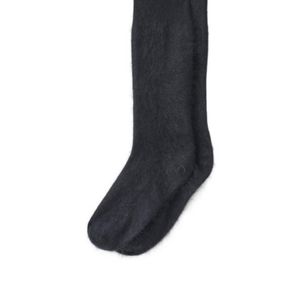 Lisa Yang Black Brushed-Cashmere Socks