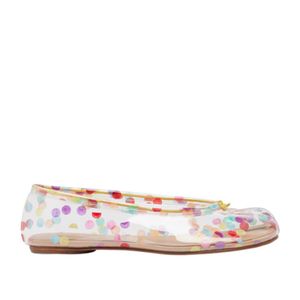 Maison Margiela Pink Tabi Printed Ballet Flats