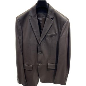 Ferragamo Black Long-Sleeved Casual Jacket for men